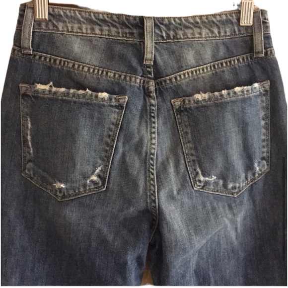 EUC Flying Monkey Button Fly Crop Fray Jeans - Picture 6 of 12